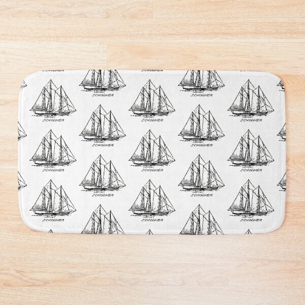 Item preview, Sail Ship, Schooner (Black and white). designed and sold by timothybeighton.