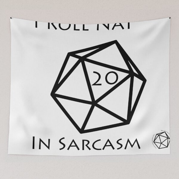 Item preview, Nat 20 In Sarcasm designed and sold by fiveishfangirls.