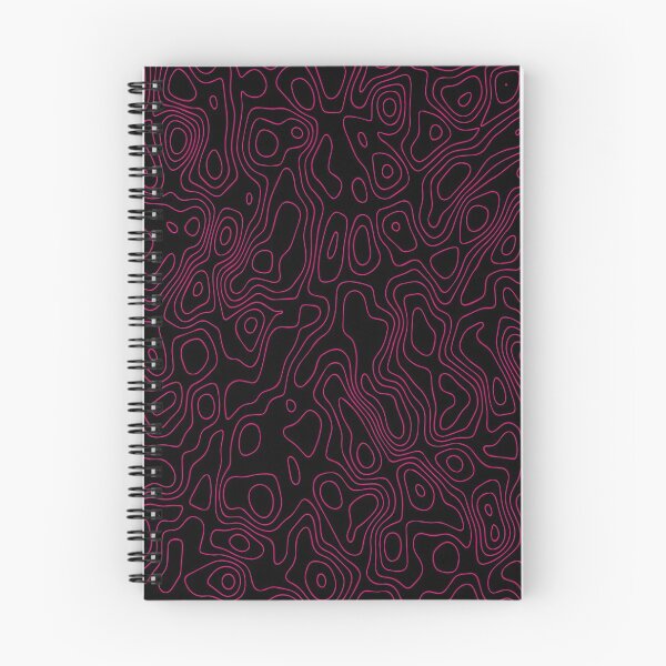 Item preview, Contour map black & pink designed and sold by Makestudio.