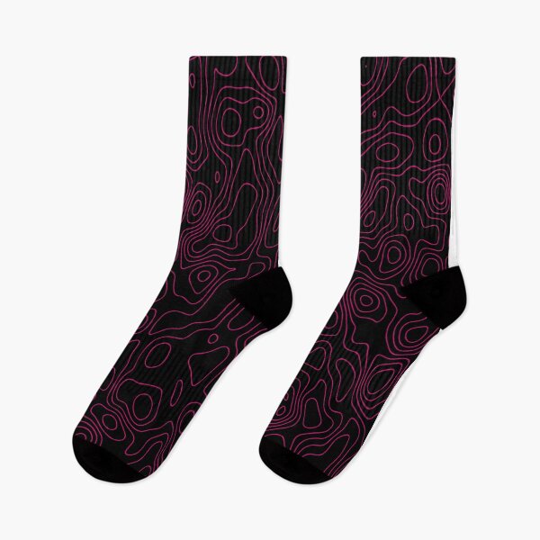 Item preview, Contour map black & pink designed and sold by Makestudio.