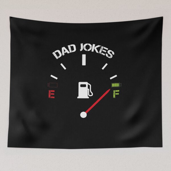 Item preview, Dad Jokes Tank is Full Funny Father Husband Family Humor Silly Men designed and sold by jozefds.