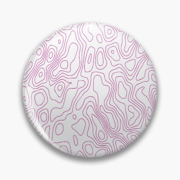 Item preview, Contour map white and pink designed and sold by Makestudio.