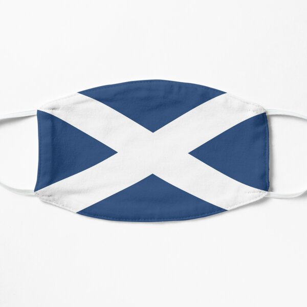 SALTIRE. Scotland, Flag of Scotland, Scottish Flag, Pure and Simple, SNP, S.N.P, Scottish Independence, Scots. Flat Mask