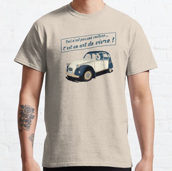 Deux chevaux - 2CV - Art de vivre T-shirt classique