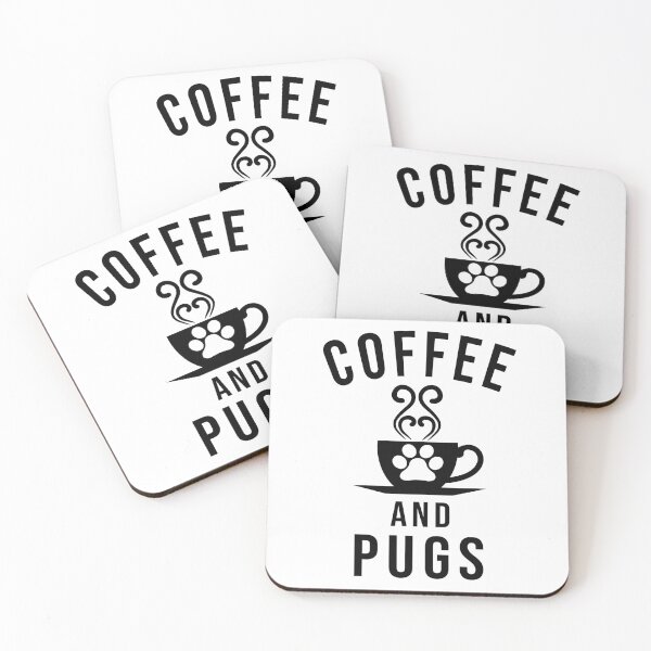 Item preview, coffee and pugs gift designed and sold by alaechamlal.