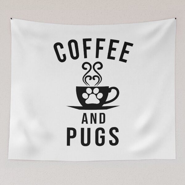 Item preview, coffee and pugs gift designed and sold by alaechamlal.