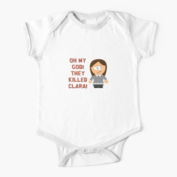 Oh My God! They Killed Clara! Short Sleeve Baby One-Piece