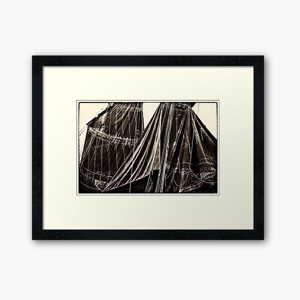 Sails, The Belle Angel 2012 Framed Art Print