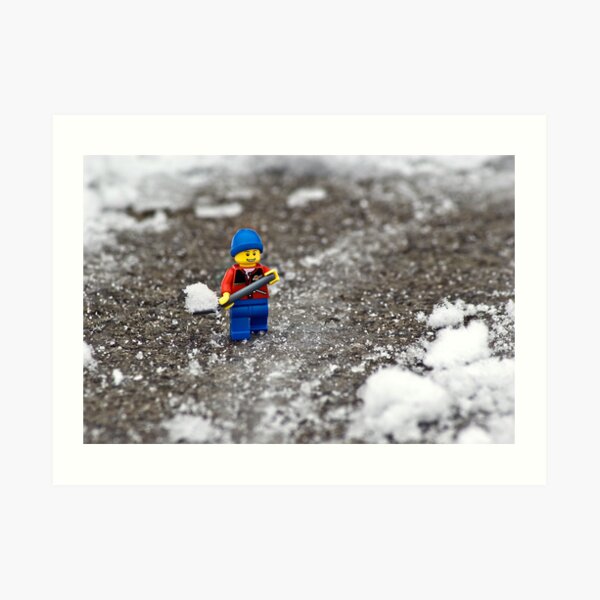 Epic Shoveling Art Print