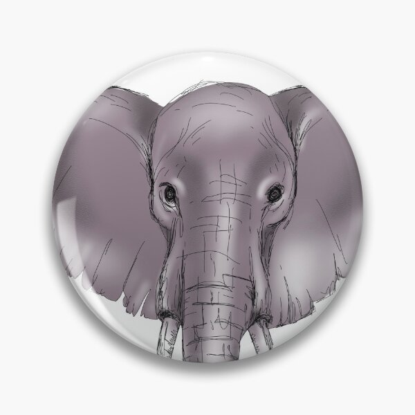 Item preview, Elephant Face designed and sold by rebeckym.