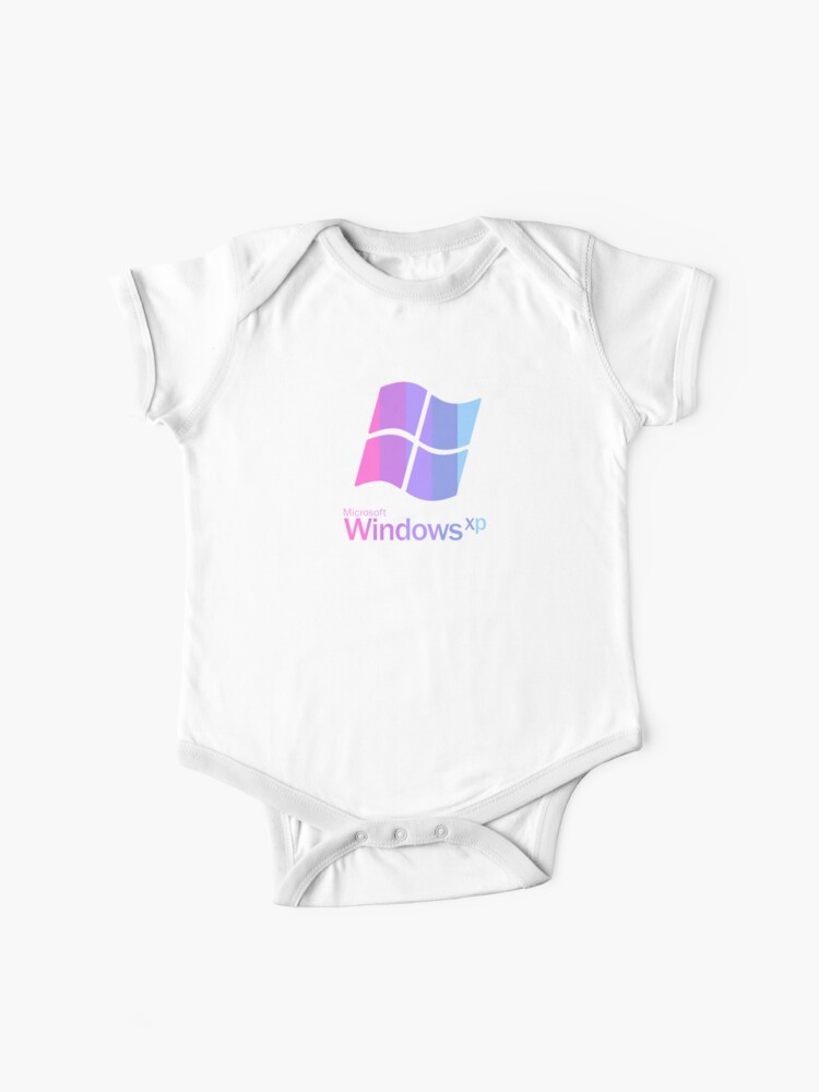 Windows XP vaporwave Baby One-Piece by Omeris