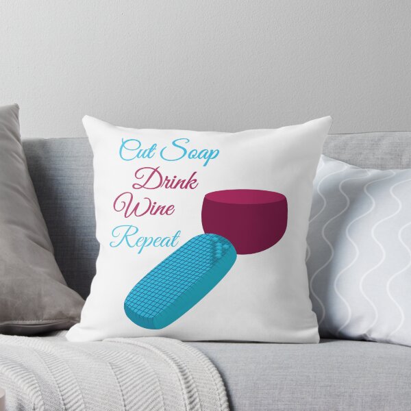 Item preview, Funny ASMR Cut Soap Drink Wine Repeat graphic designed and sold by jakehughes2015.