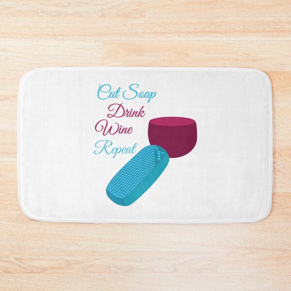 Item preview, Funny ASMR Cut Soap Drink Wine Repeat graphic designed and sold by jakehughes2015.