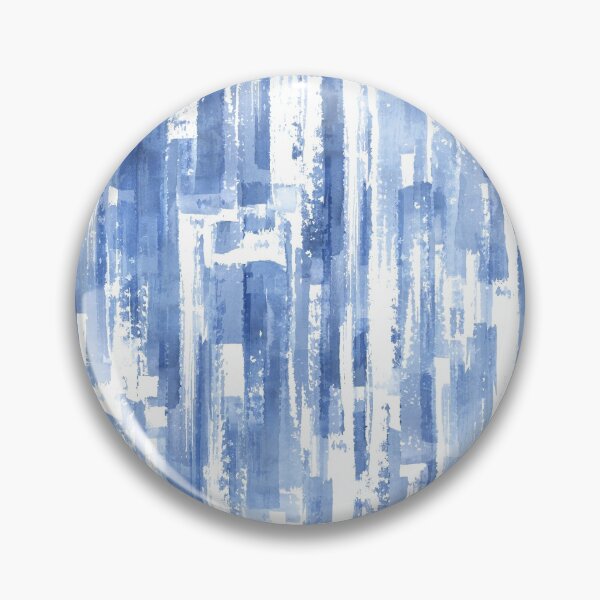 Item preview, Abstract grunge geometric shapes contemporary art blue navy indigo color seamless pattern  designed and sold by olgersart.