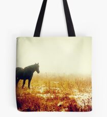 Amish Percherons Tote Bag