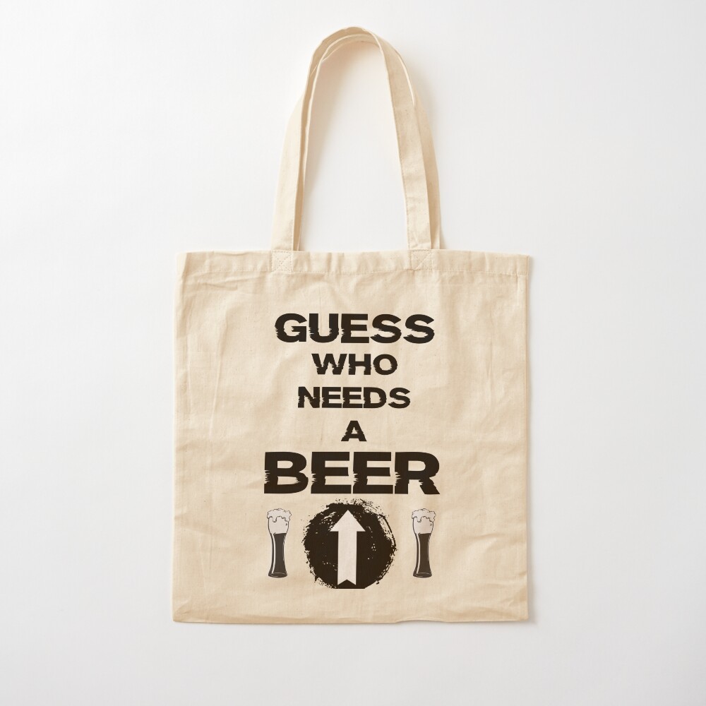 guess canvas tote bag