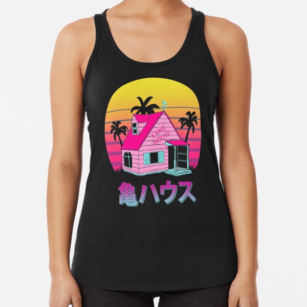 Retro Kame House Racerback Tank Top
