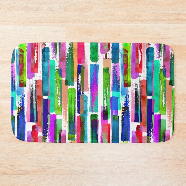 Item preview, Contemporary art abstract grunge geometric multicolor seamless pattern  designed and sold by olgersart.