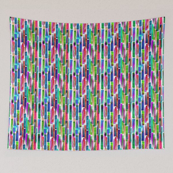 Item preview, Contemporary art abstract grunge geometric multicolor seamless pattern  designed and sold by olgersart.