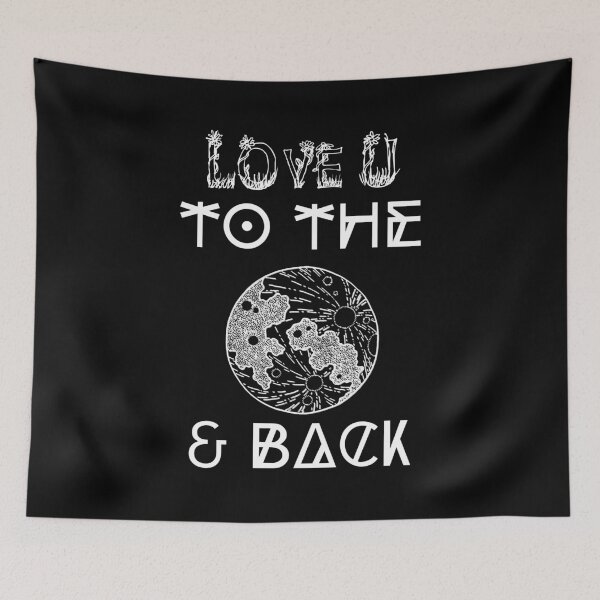Item preview, Love You To The Moon And Back White designed and sold by itismimi.
