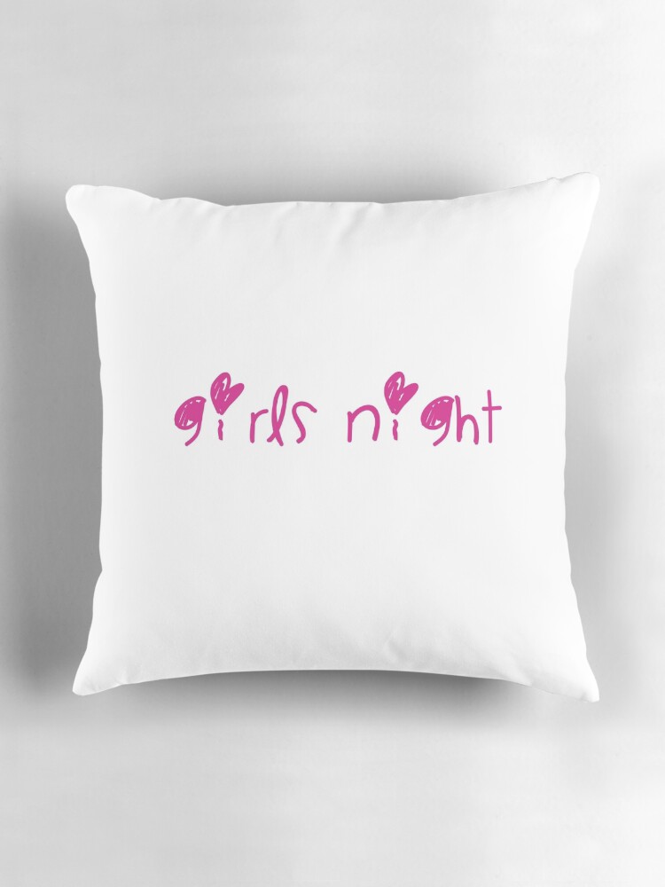Thumbnail 3 of 4, Pillow, Girls Night Merchandise - White designed and sold by girlsnight.