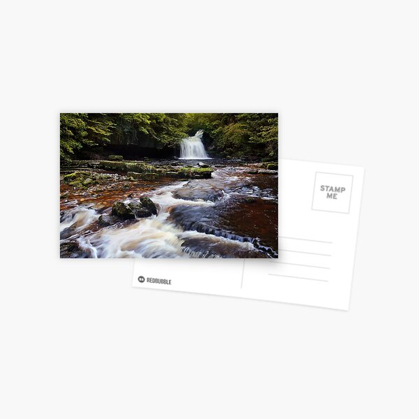 West Burton Falls (Cauldron Falls) - The Yorkshire Dales Postcard