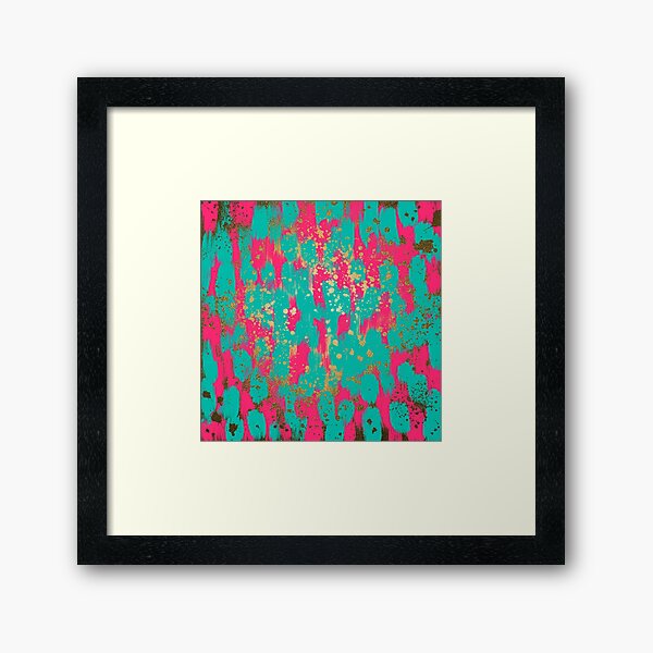 Beautiful Abstract Pattern Art Design Framed Art Print