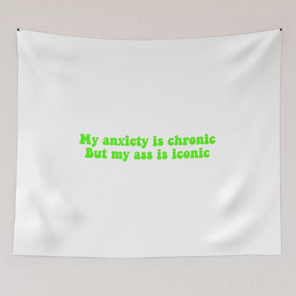 Item preview, Anxiety Vine Lime Green designed and sold by Hannah Marland.