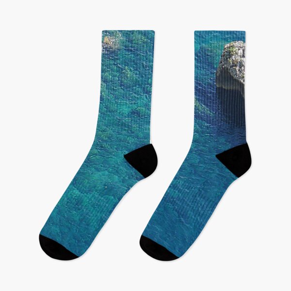 Item preview, Turquoise Blue Ocean Sea Rocks Capri Italy designed and sold by borednomad.