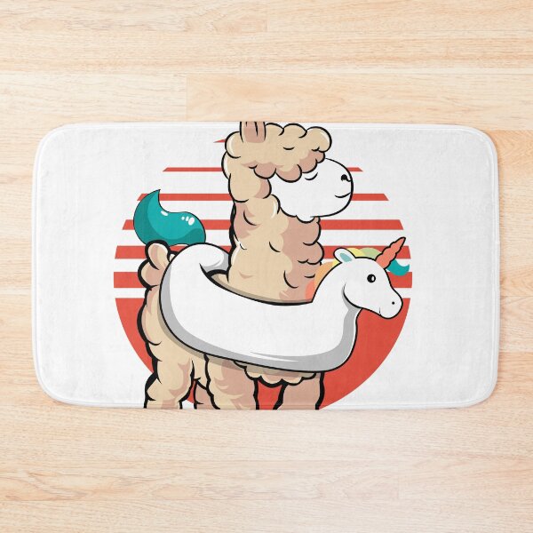 Item preview, Funny Llama Pool Party Gift graphic Alpaca Unicorn Tee print designed and sold by Lisbob.