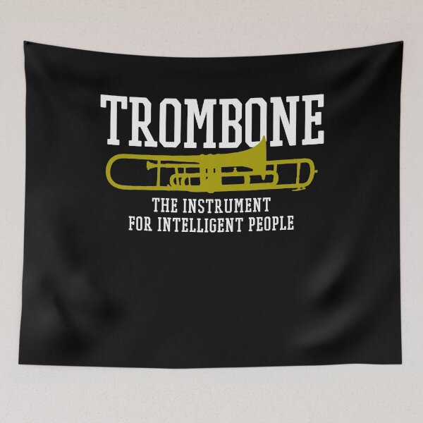 Item preview, Trombone Player Music designed and sold by 4tomic.