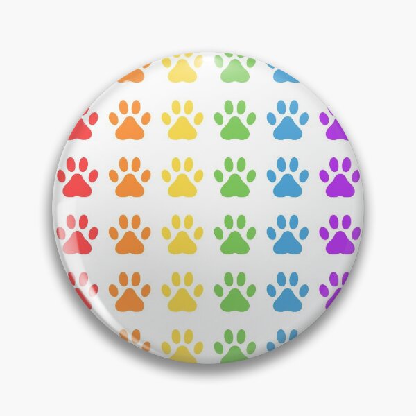 Item preview, Rainbow Paw Prints designed and sold by kattvalk.