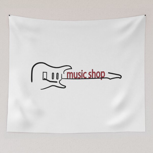 Item preview, Music shop logo designed and sold by nikolaj1301.