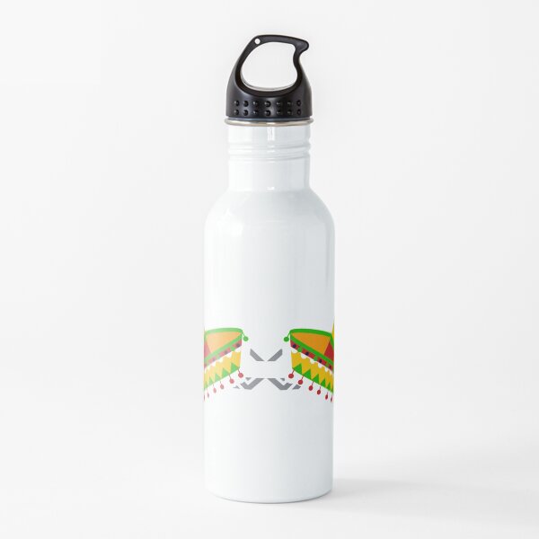 Mexican Bra Sombrero Boobs Cinco De Mayo Gift Design product Water Bottle