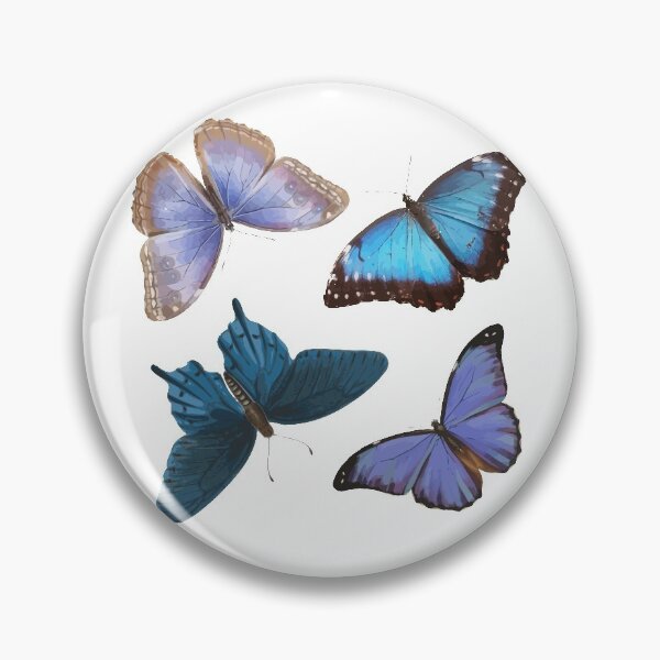 Item preview, Blue Pastel Monarch Butterfly Watercolor | pattern and pack designed and sold by Kinisis.