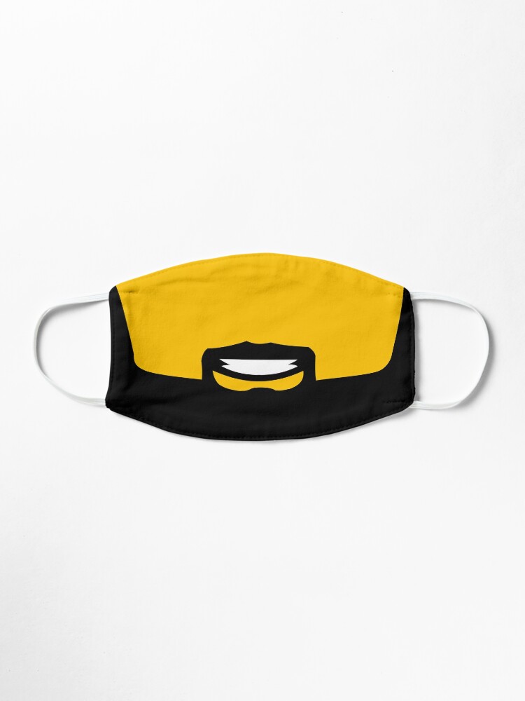 Download Yellow Face Beard And Smiles Mask By Neon Light Redbubble PSD Mockup Templates