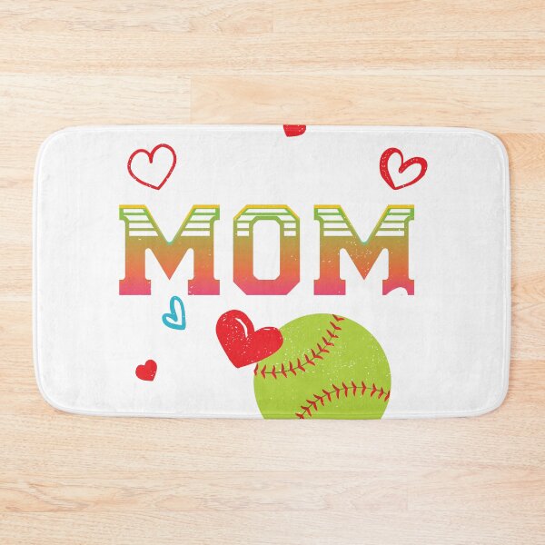 Item preview, Funny Softball Soccer Heart Gift Design for Mom design designed and sold by Lisbob.