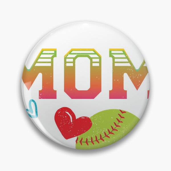 Item preview, Funny Softball Soccer Heart Gift Design for Mom design designed and sold by Lisbob.