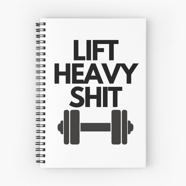 Item preview, Gym Motivation Lift Heavy Shit designed and sold by JustCreativity.