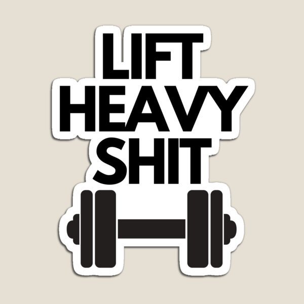 Item preview, Gym Motivation Lift Heavy Shit designed and sold by JustCreativity.