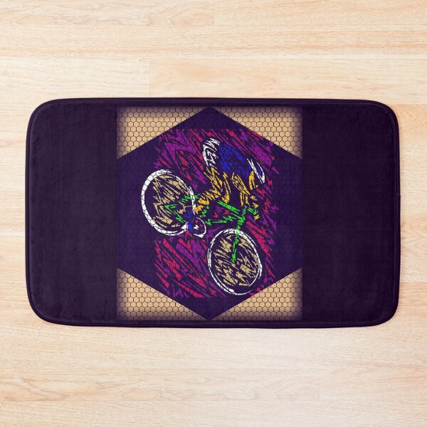 Item preview, BICYCLE ABSTRACT CYCLO-CROSS : Psychedelic Print designed and sold by posterbobs.
