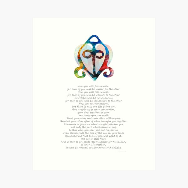 Item preview, The Power Of Love Native American Wedding Blessing Art by Sharon Cummings designed and sold by Sharon Cummings Art.