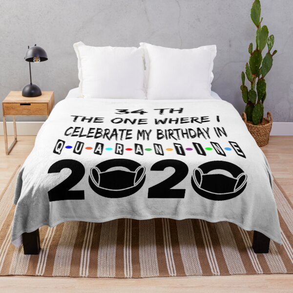 Aperçu de l'œuvre Le 1 où je fête mon anniversaire en quarantaine 34 ème créée et vendue par Ms-Nach.