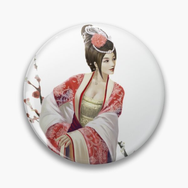 Artikelvorschau, China Kunstdruck - Porträt junge chinesische Dame mit Blütenzweig rot entworfen und verkauft von Kallandra.