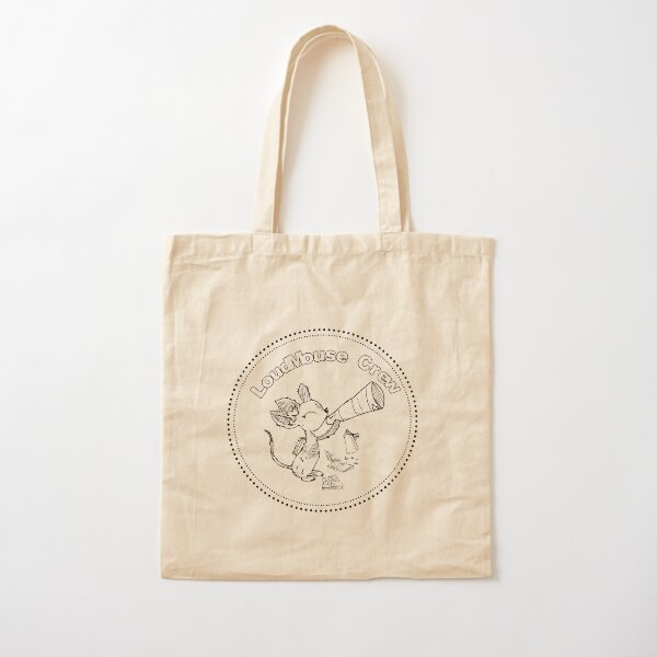 LoudMouse Crew Logo Cotton Tote Bag