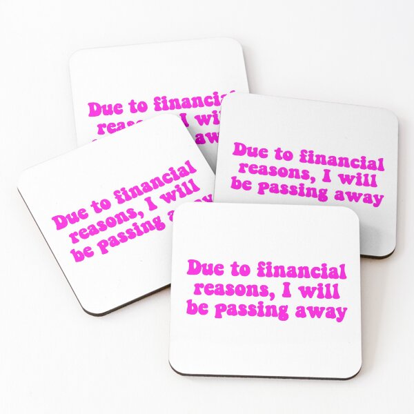 Item preview, Financial Passing bright pink designed and sold by Hannah Marland.
