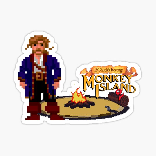Monkey Island 2 Sticker