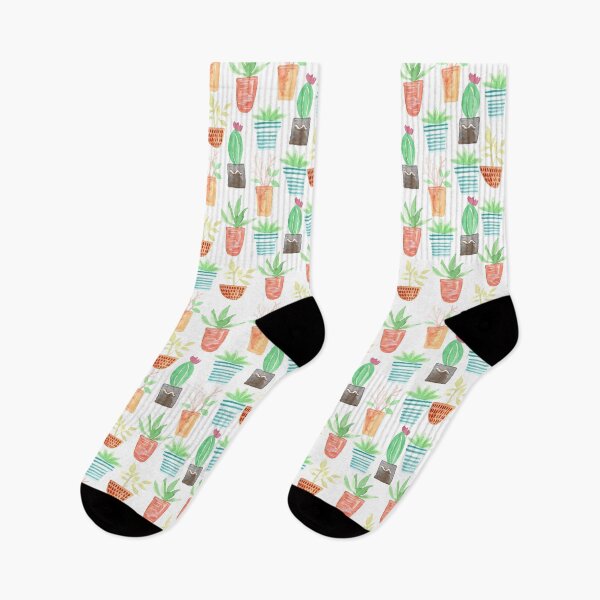 Item preview, Watercolor Potted Plants designed and sold by Harpley Design Studio.