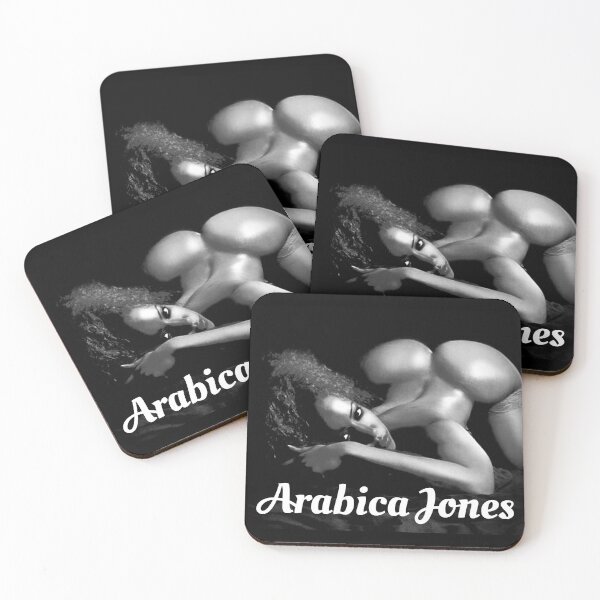 Item preview, Arabica Jones - Black Boudoir  designed and sold by Electric Mystic Art Merch.