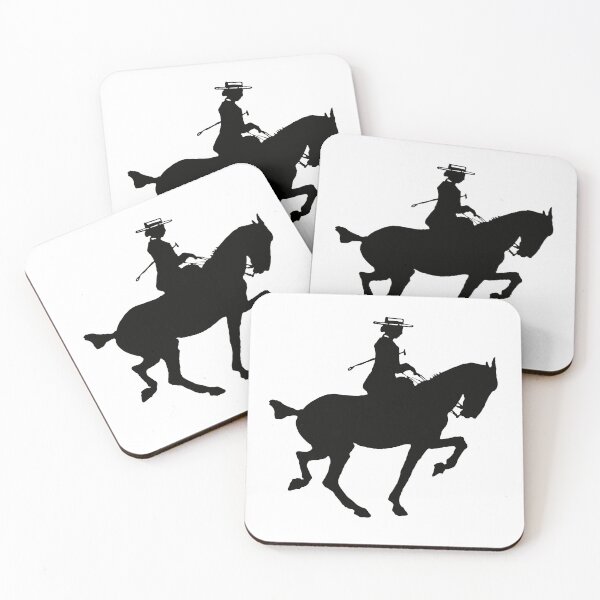 Item preview, Vintage Elegant Woman Horse Rider Silhouette Shape designed and sold by Vintage-TM.